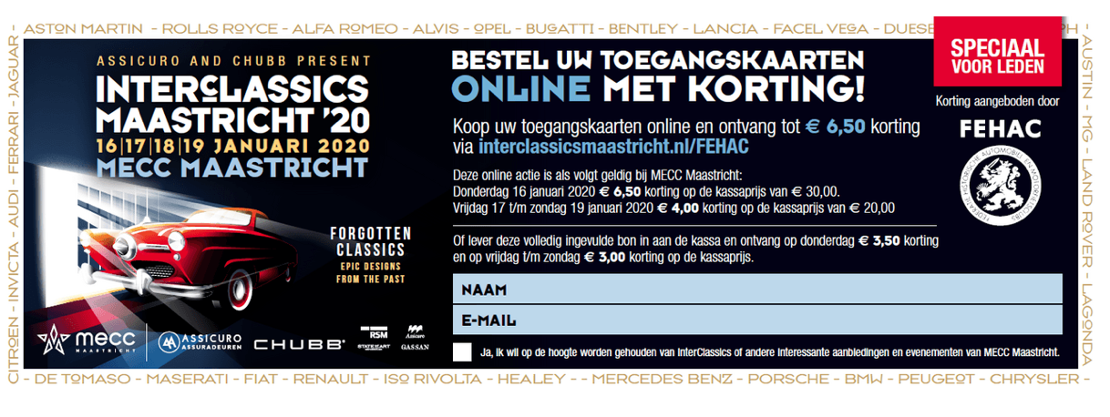 InterClassics Maastricht @ InterClassics Maastricht