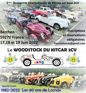 Vakantie weekend : Le WOODSTOCK du KITCAR 2CV @ Berthen